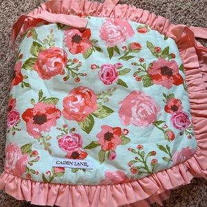 Caden Lane baby girl crib rail cover